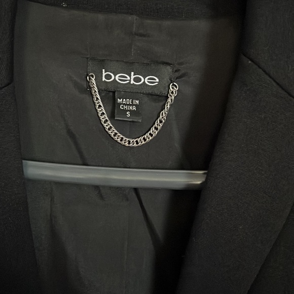 Bebe black studded vest S - Picture 2 of 6